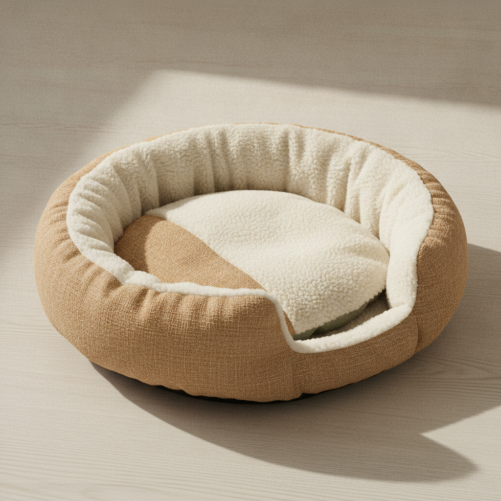 kept. The New-Puppy Set — Nest Bed + Ceramic Bowl + Chew Ball (Dogs)