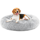 kept. The Cloud — Fluffy Plush Calming Cat Bed, 24" Round