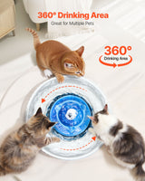 kept. The Cupcake Fountain — Ceramic Pet Water Fountain, 2.1L (Cats & Dogs)