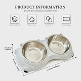 kept. The Macaron Bowls — Dual Stainless Steel Feeding Set (Dogs & Cats)