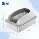 kept. The Steel Box — Stainless Steel Litter Box with Lid (Cats)
