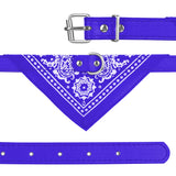 kept. The Kerchief — Bandana Scarf on a Leather Collar (Dogs & Cats)