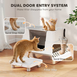 kept. The Steel Box XL — Flip-Top Stainless Litter Box with Scoop & Step (Cats)