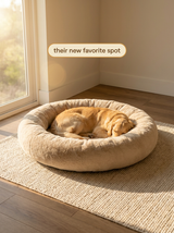 kept-calming-donut-bed-plush-nesting-bed-dogs-cats t9