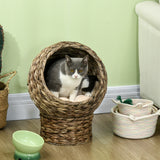 kept. The Perch — Handwoven Egg-Chair Cat Bed with Cushion (Cats)