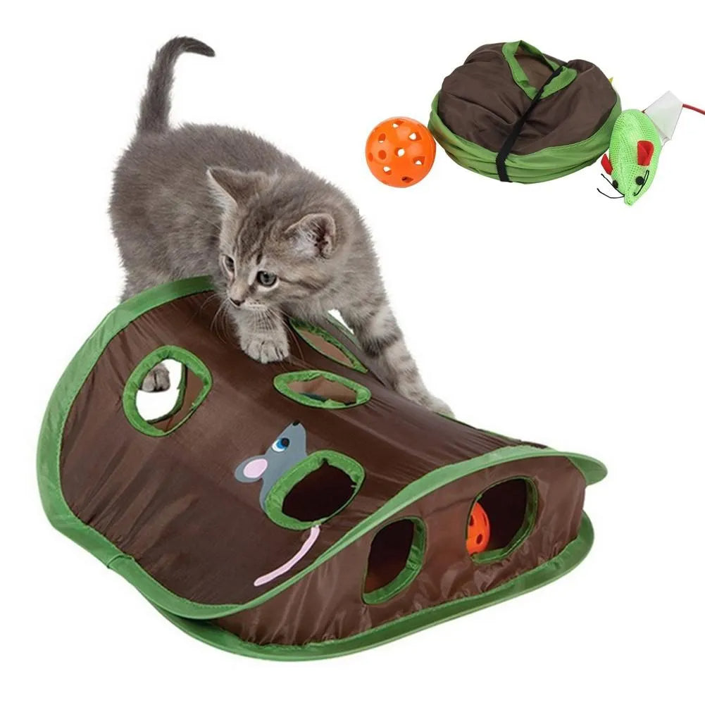 kept. The Burrow hide and seek whack-a-mole cat toy