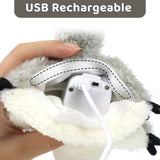 kept. The Scamper — Flapping Squirrel Kicker Toy, USB Rechargeable (Cats)