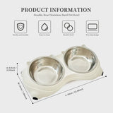kept. The Macaron Bowls — Dual Stainless Steel Feeding Set (Dogs & Cats)