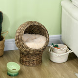 kept. The Perch — Handwoven Egg-Chair Cat Bed with Cushion (Cats)