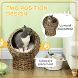 kept. The Perch — Handwoven Egg-Chair Cat Bed with Cushion (Cats)
