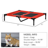 kept. The Cool Cot — Elevated Cooling Dog Bed with Mesh Deck (Dogs)