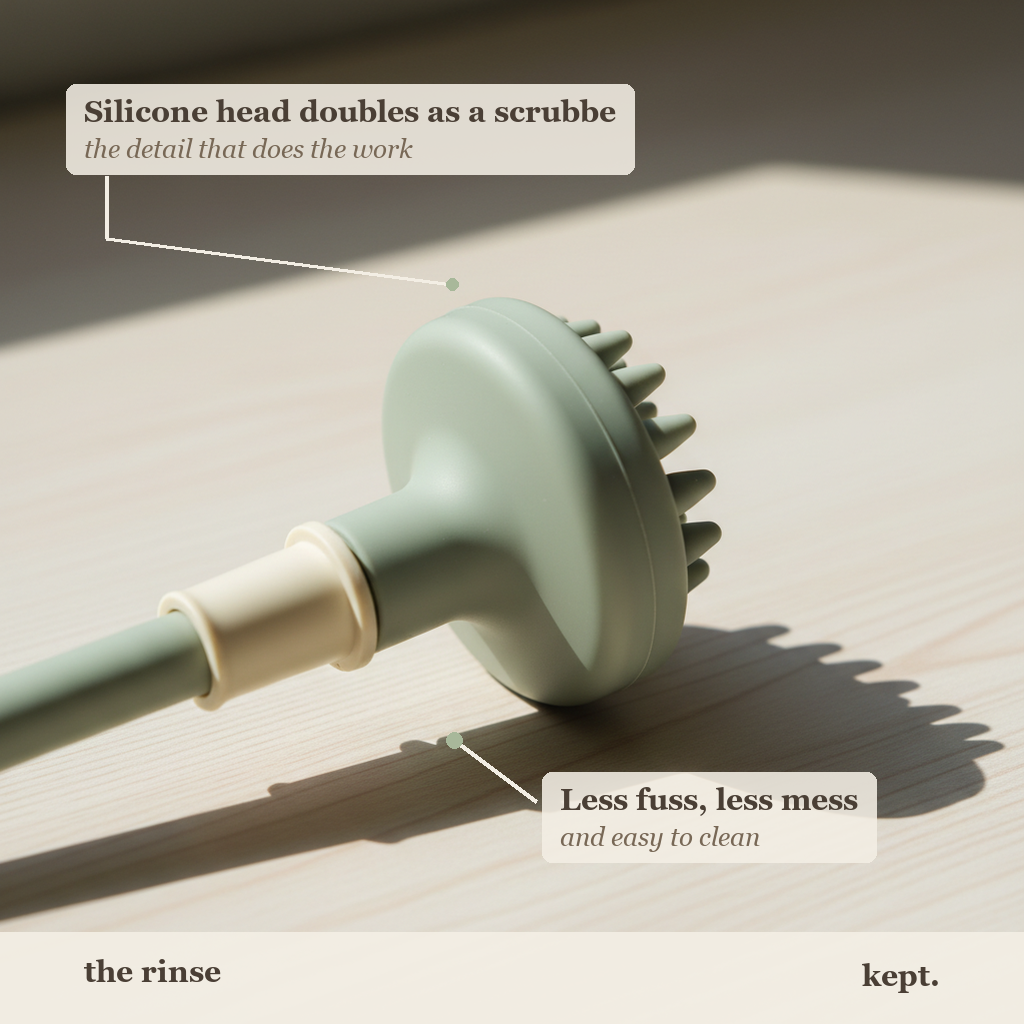 kept. bath sprayer callout card