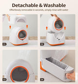 kept. The Auto Box — Self-Cleaning Litter Box with App Control, 60L (Cats)