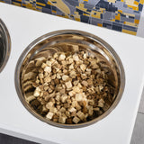 Feeding station in a modern kitchen