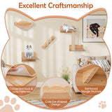 kept. The Skyline — 4-Piece Cat Wall Furniture Set with Hammock (Cats)