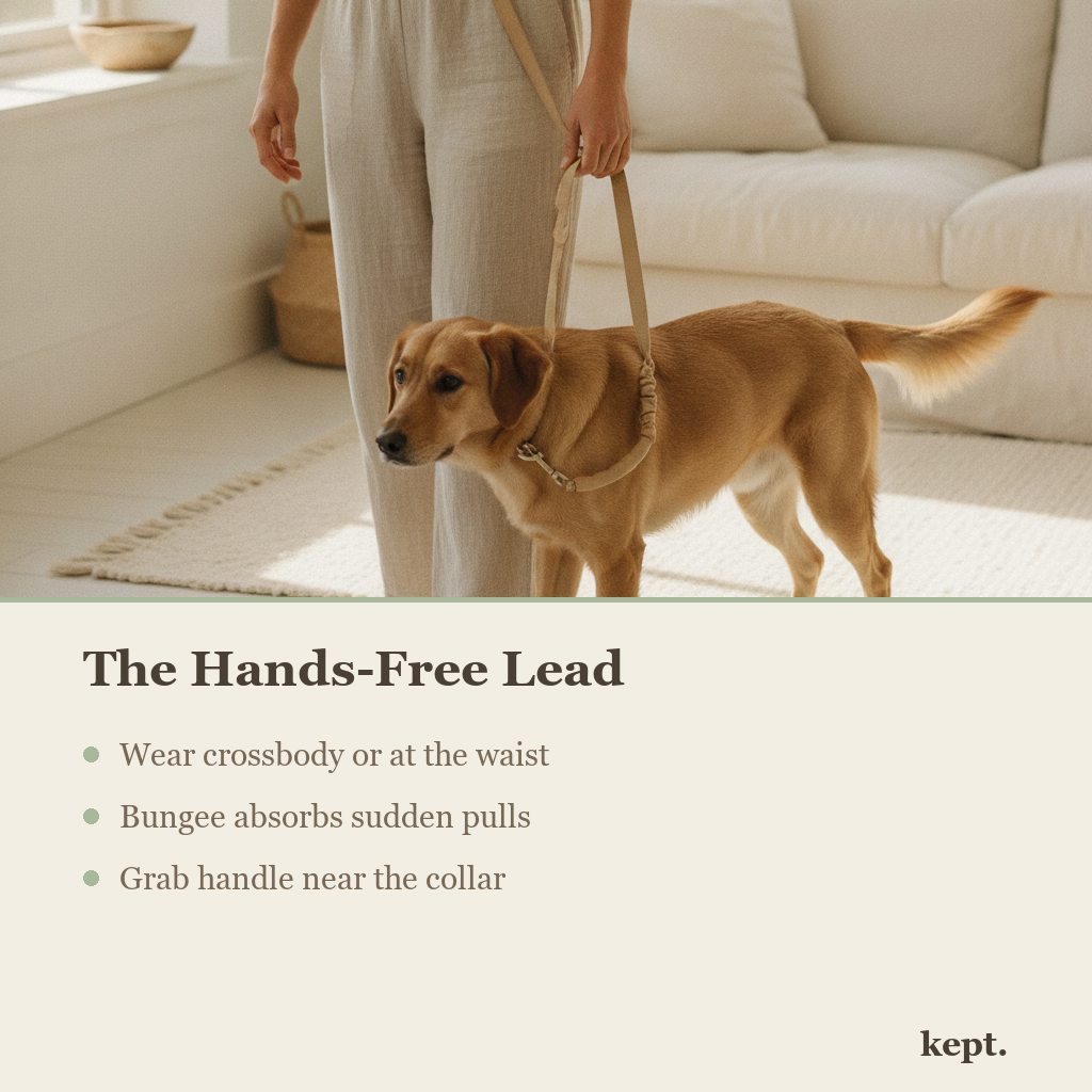kept. hands free lead feature