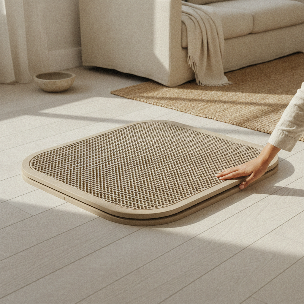 kept. honeycomb litter mat scale