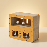 kept. The Settee — Double-Decker Cat Scratcher Sofa with Teaser Balls (Cats)