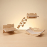 kept. The Skyline — 4-Piece Cat Wall Furniture Set with Hammock (Cats)