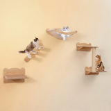 kept. The Skyline — 4-Piece Cat Wall Furniture Set with Hammock (Cats)