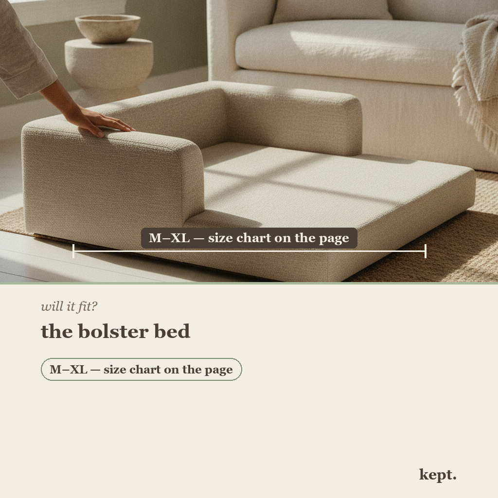 kept. ortho bed dimension card