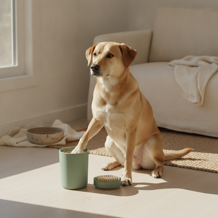 kept. Paw Cleaner — Silicone Bristle Washer Cup (Dogs & Cats)
