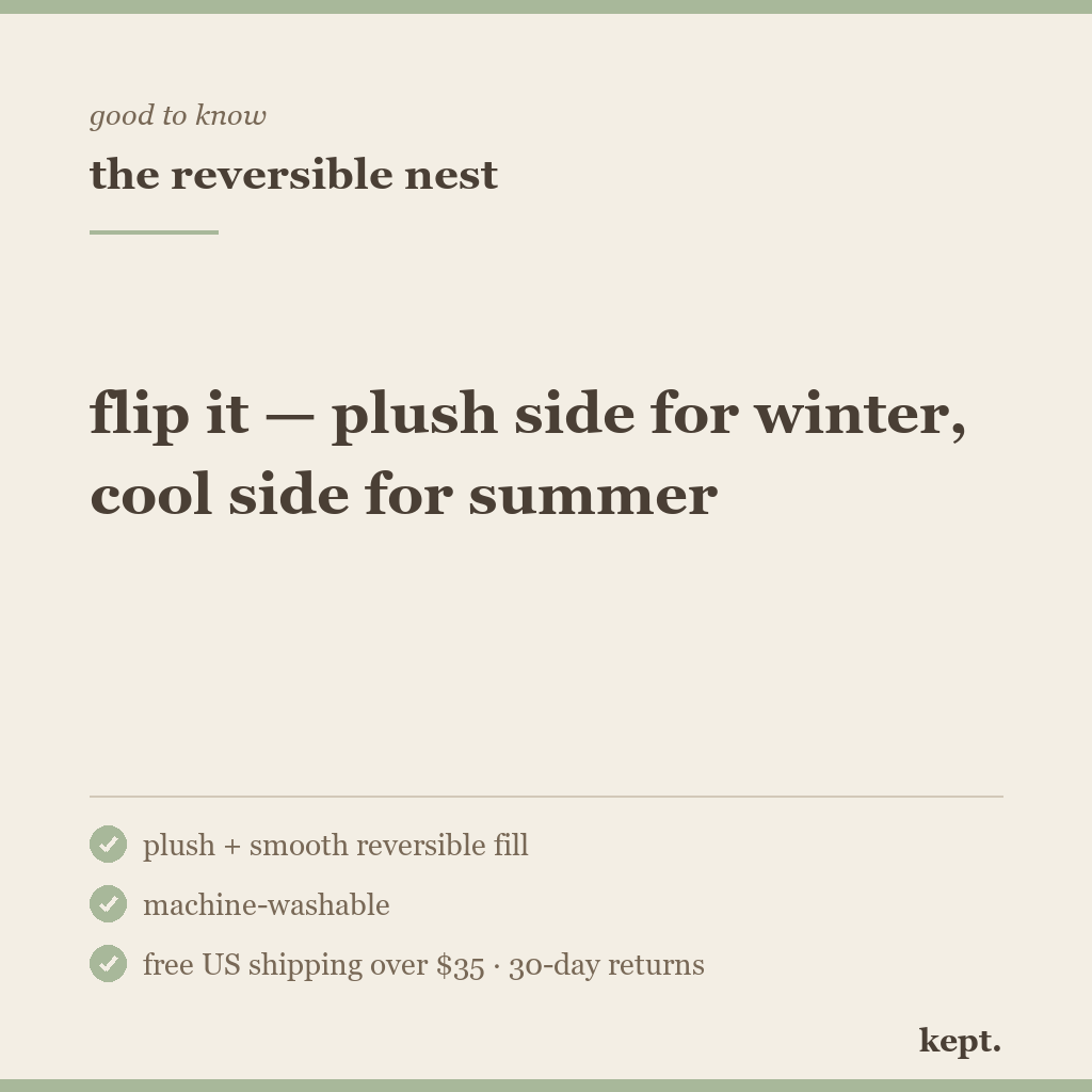 kept. reversible nest objection card