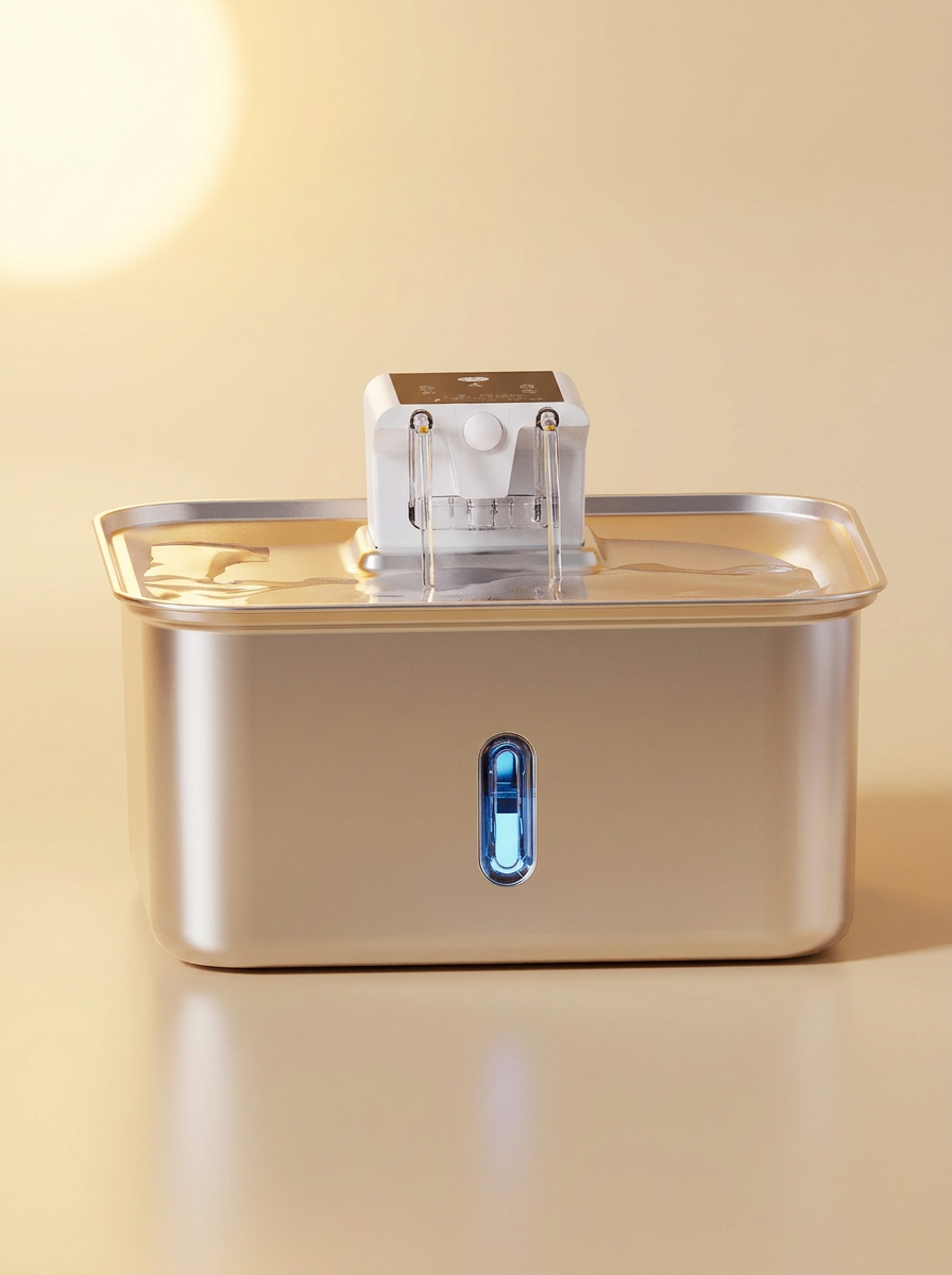 kept. The Brook — Cordless Stainless-Steel Pet Fountain (Cats & Dogs)