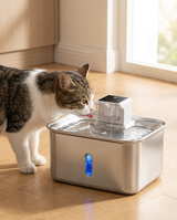 kept. The Brook — Cordless Stainless-Steel Pet Fountain (Cats & Dogs)