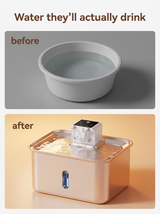 kept. The Brook — Cordless Stainless-Steel Pet Fountain (Cats & Dogs)