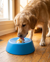 kept. The Broth Bowl — Spherical Lick Bowl for Bone Broth & Yogurt (Dogs & Cats)