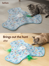kept. The Play Mat— Automatic Feather Hunt Mat (Cats)