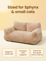 kept. The Lounge — Velvet Cat Sofa for Sphynx & Small Cats (Cats)