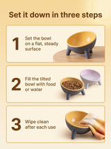 kept. The Stand — Raised Tilted Feeding Bowl (Dogs & Cats)