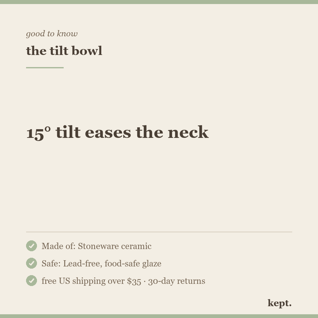 kept. tilt bowl objection card