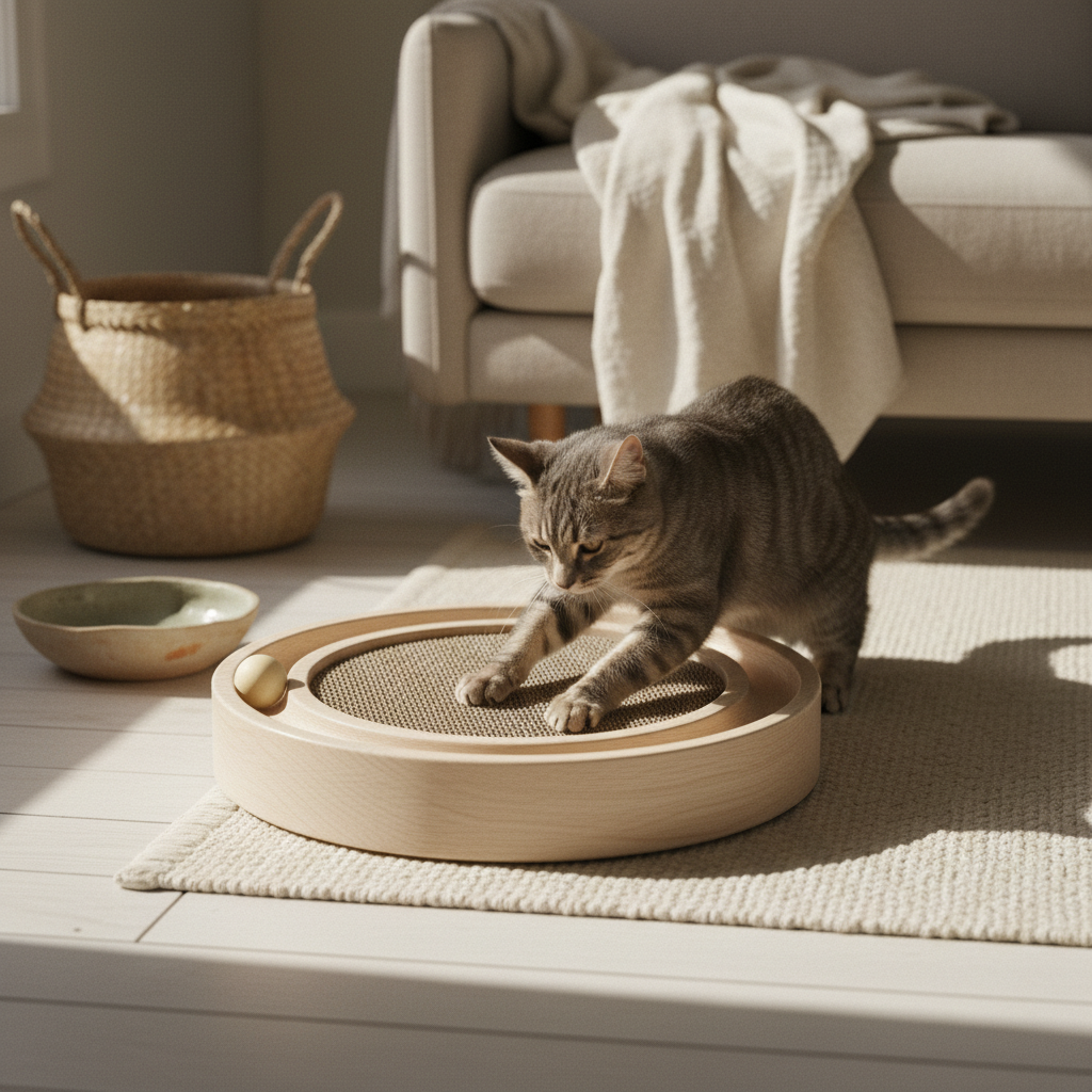 kept. wood scratcher in_use